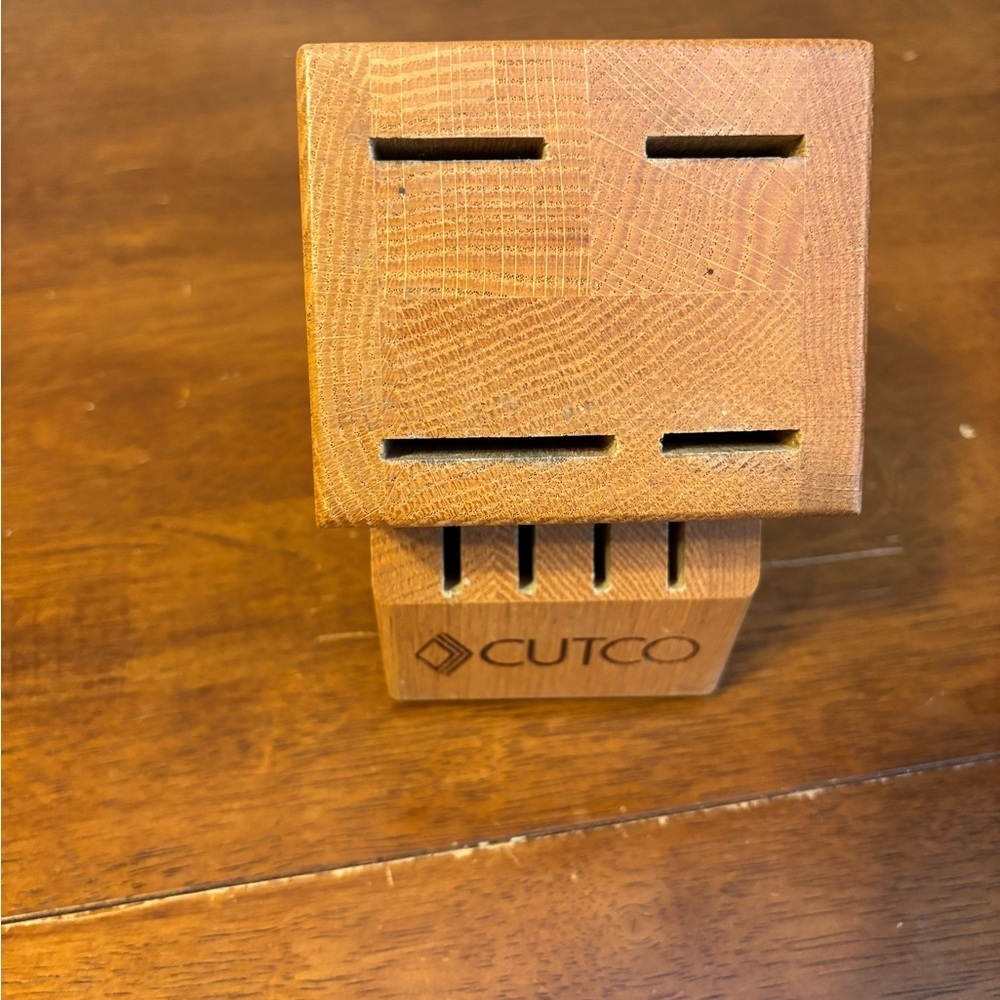 Cutco Wooden Knife Block